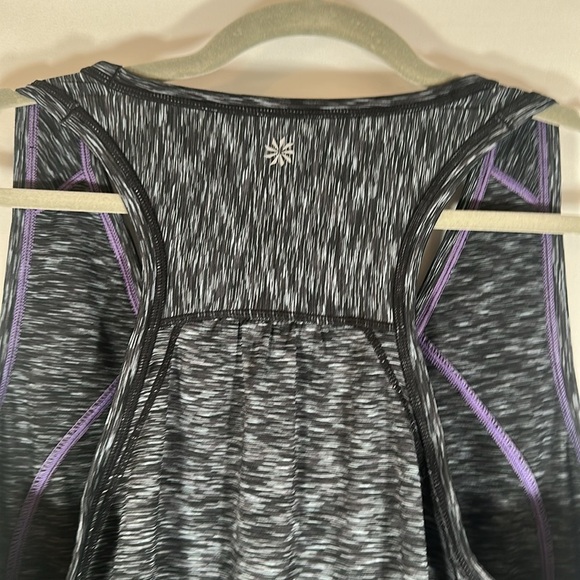 Athleta Pop Space Dye Grey Athletic Run Tank Top - Picture 11 of 11